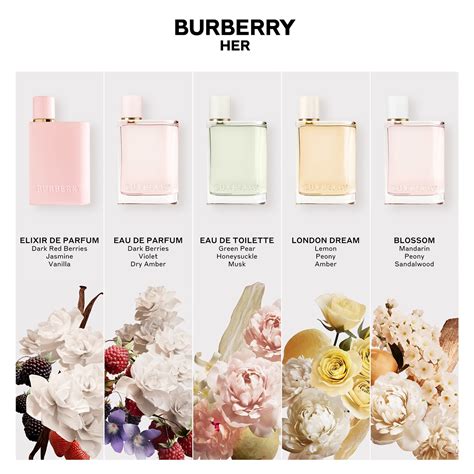 all burberry her perfumes|burberry perfume women her.